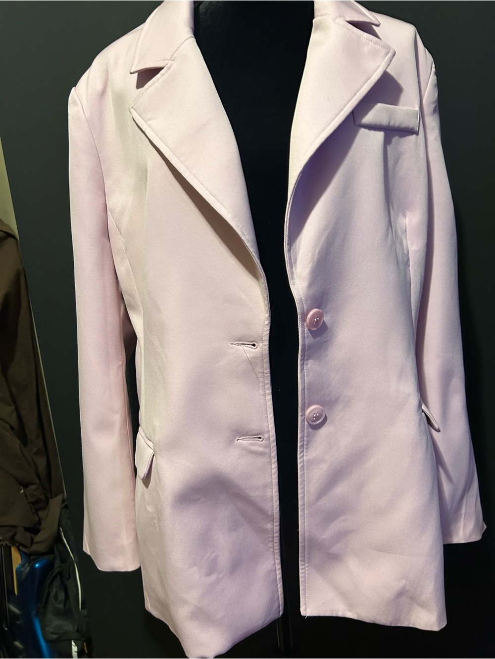 Fashion Nova Pastel Pink Tailored Blazer